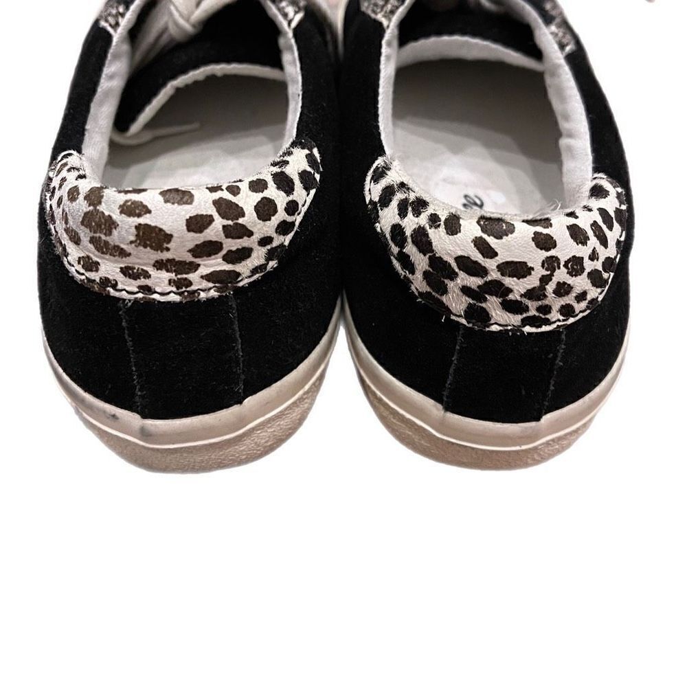 Madewell Sidewalk Low-Top Sneakers in Suede and Spotted Calf hair. - Picture 3 of 4